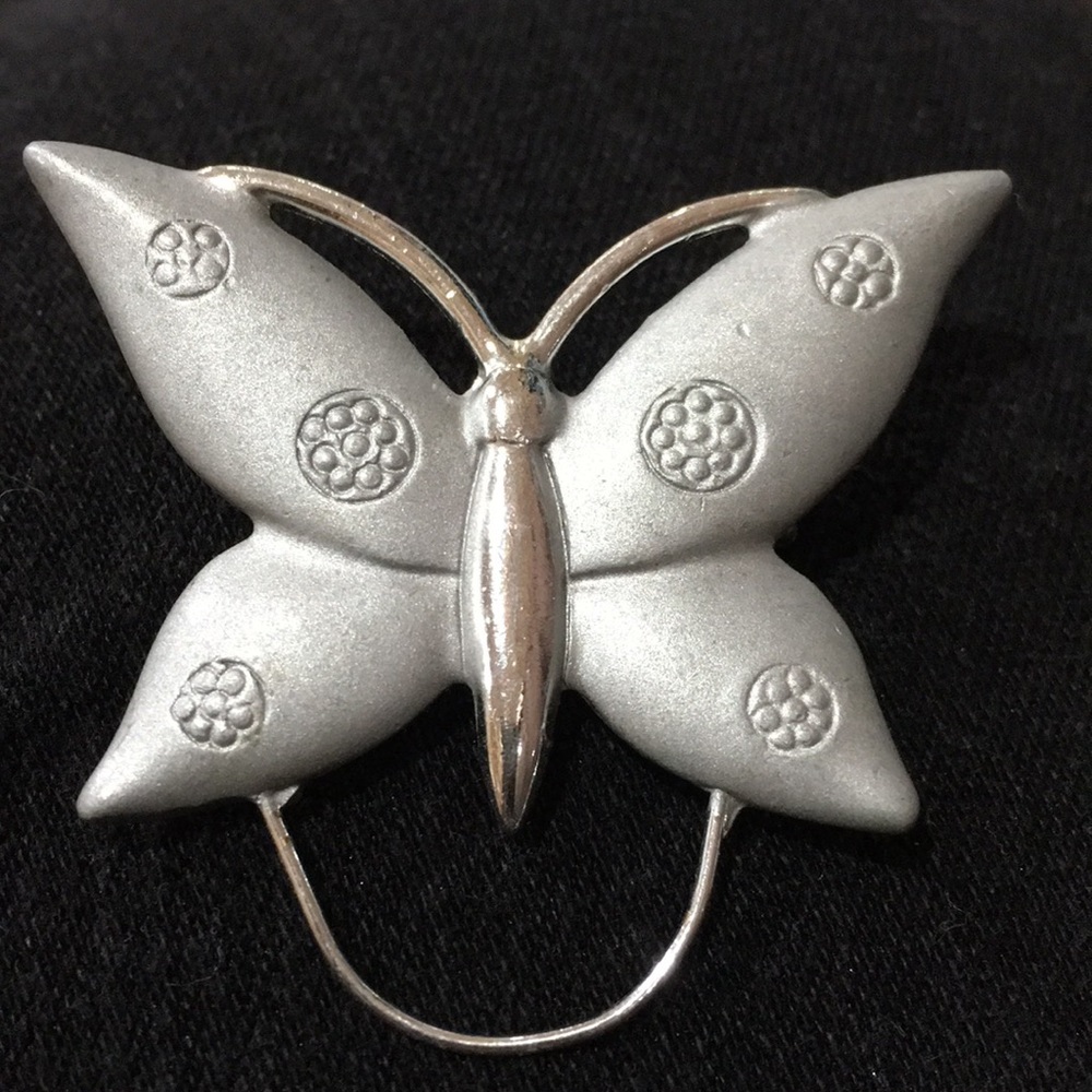 5 for $25. Two inch vintage butterfly brooch.